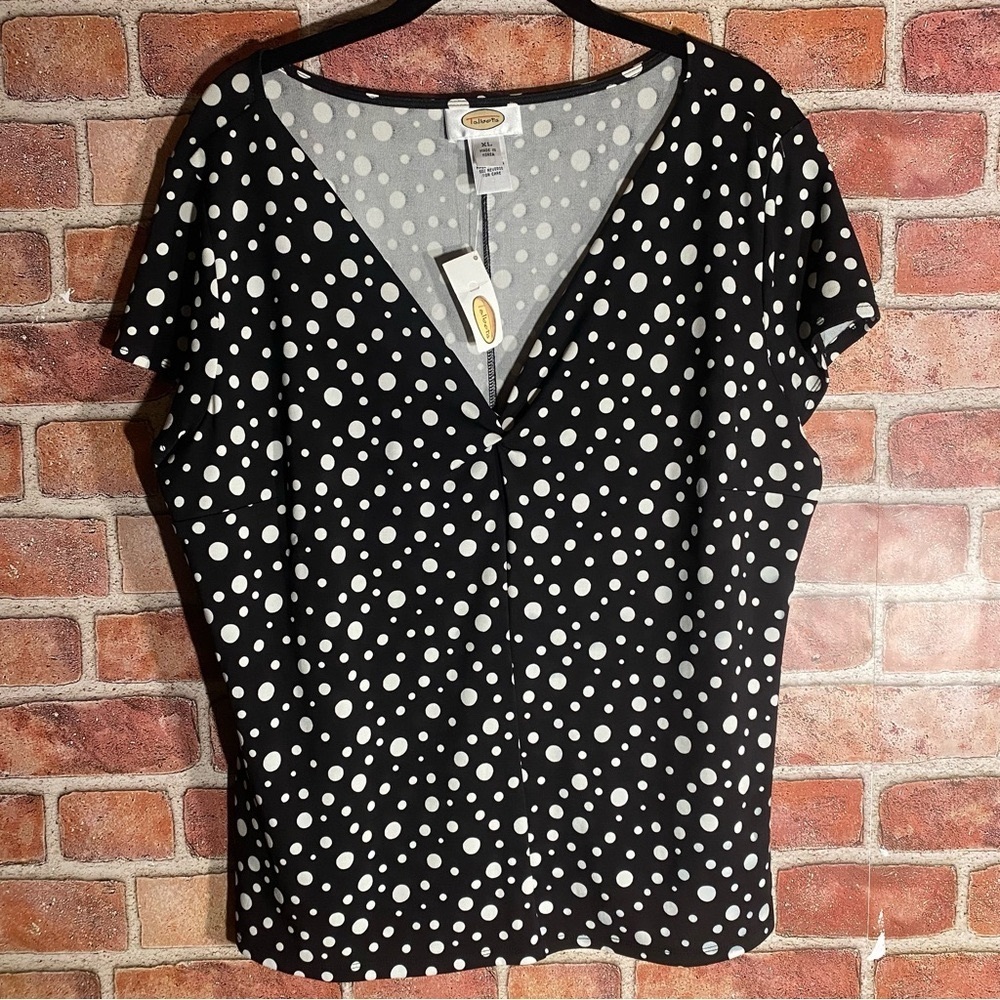 Talbots Blouse ,Polka dots, NWT - Picture 2 of 6